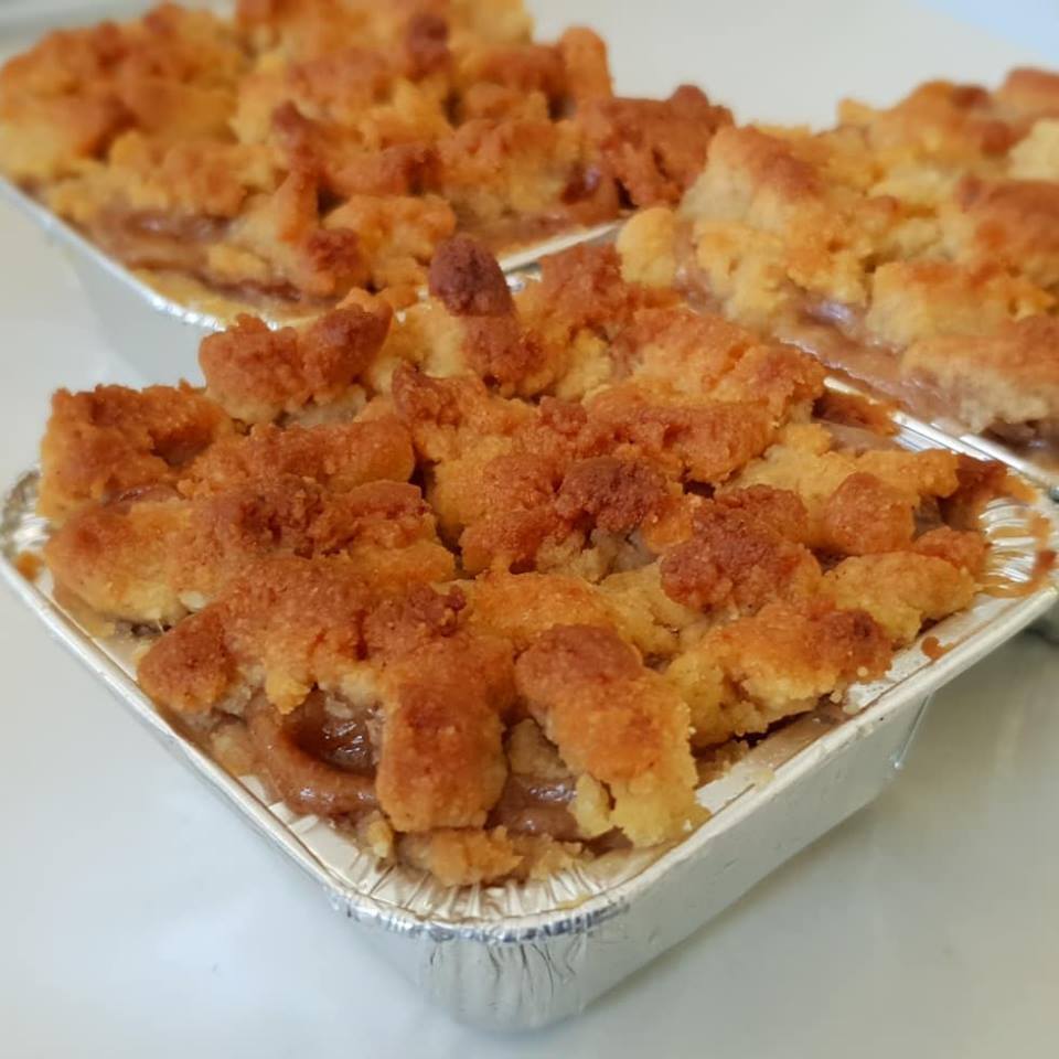 Apple Crumble - Low Carb - Wheat and gluten free, no added sugar