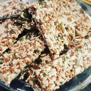 Vegan Candy Seed Bars - Low Carb - Wheat Free - Gluten Free - No added Sugar