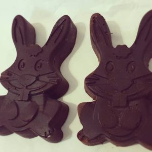 MEGA BUNNY WITH TOFFEE TUMMY - VEGAN - Low Carb - Wheat and gluten free, no added sugar