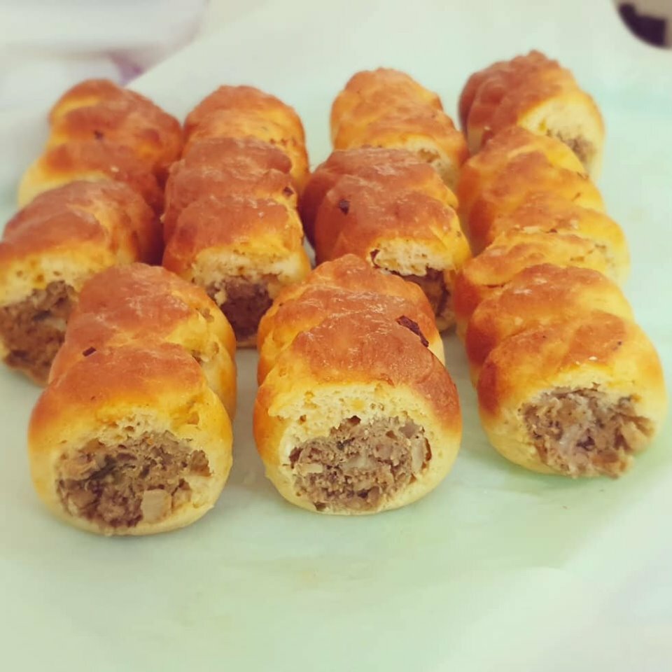 Beef Sausage Rolls -  Low Carb - Wheat and gluten free, no added sugar