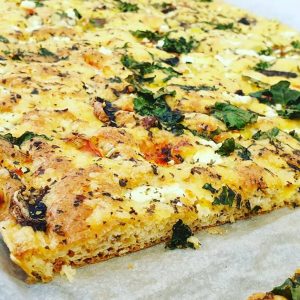 Keto Foccacia Slices - Low Carb - Wheat and gluten free, no added sugar
